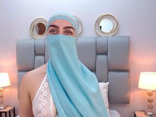 Aliah Manzur — Flirt4free recorded stream screenshot (10 Jun 2025)