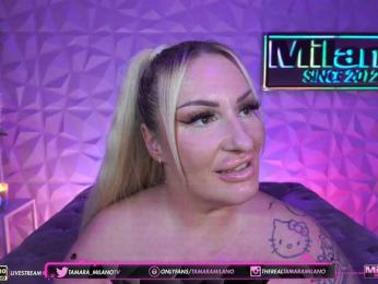 TamaraMilano — Bongacams recorded stream screenshot (12 Oct 2025)