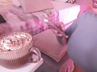 Eva Sin — Flirt4free recorded stream screenshot (18 Oct 2025)