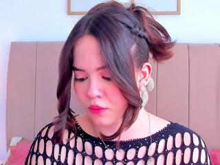 Bella Fontana — Flirt4free recorded stream screenshot (12 Nov 2025)