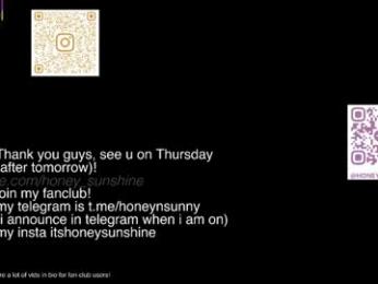 honey_sunshine — Chaturbate recorded stream screenshot (06 Jan 2026)