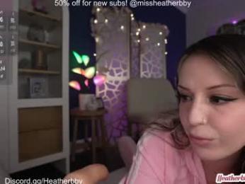 heatherbby — Chaturbate recorded stream image, 18.01.2026 22:30