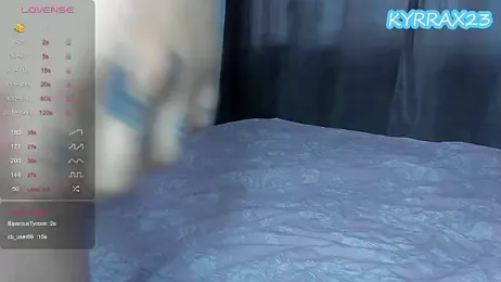 kyrrax23 — Stripchat recorded stream screenshot (25 Jan 2026)