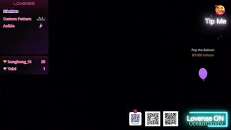 OceanCandy — Stripchat recorded stream screenshot (25 Jan 2026)