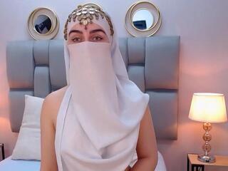 Aliah Manzur — Flirt4free recorded stream screenshot (27 Jan 2026)