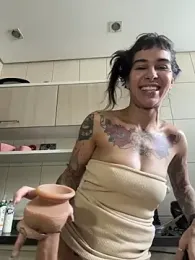 Nikatsu — Stripchat recorded stream screenshot (15 Feb 2026)