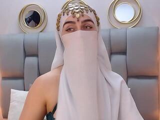 Aliah Manzur — Flirt4free recorded stream screenshot (16 Feb 2026)