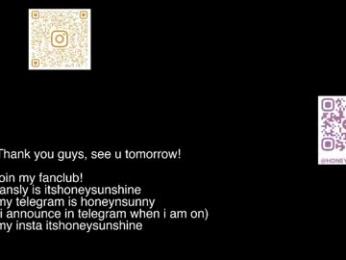 honey_sunshine — Chaturbate recorded stream screenshot (19 Feb 2026)
