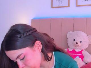 Bella Fontana — Flirt4free recorded stream screenshot (19 Feb 2026)