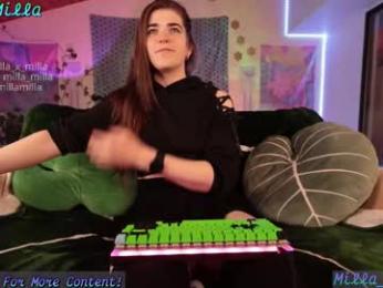 milla_milla — Chaturbate recorded stream screenshot (21 Feb 2026)