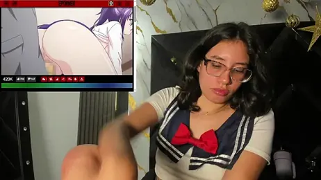 CoralineSanchez — Stripchat recorded stream screenshot (23 Feb 2026)