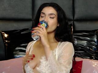 Blair Badgley — Flirt4free recorded stream screenshot (25 Feb 2026)