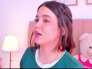 Bella Fontana — Flirt4free recorded stream screenshot (25 Feb 2026)