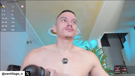 SantiagoXoXo — Stripchat recorded stream screenshot (28 Feb 2026)