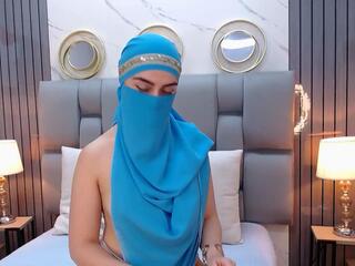 Aliah Manzur — Flirt4free recorded stream screenshot (09 Mar 2026)