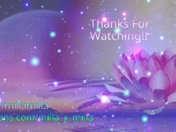 milla_milla — Chaturbate recorded stream image, 20.03.2026 06:30