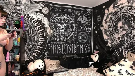 EVILYN — Stripchat recorded stream screenshot (23 Mar 2026)