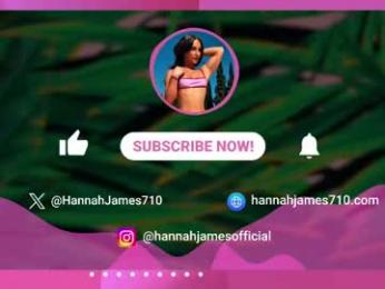 hannahjames710 — Chaturbate recorded stream image, 07.06.2026 14:50