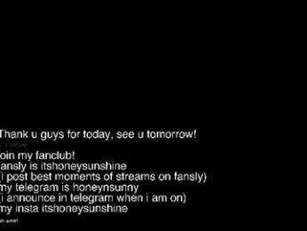 honey_sunshine — Chaturbate recorded stream image, 07.08.2026 08:00