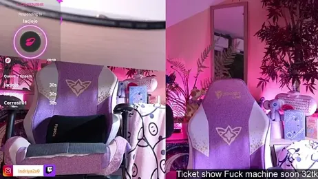 Indriya2x0 — Stripchat recorded stream image, 17.08.2026 17:40