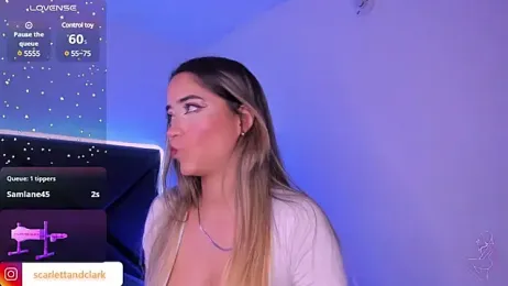 ScarlettAndClark — Stripchat recorded stream screenshot (02 Apr 2025)